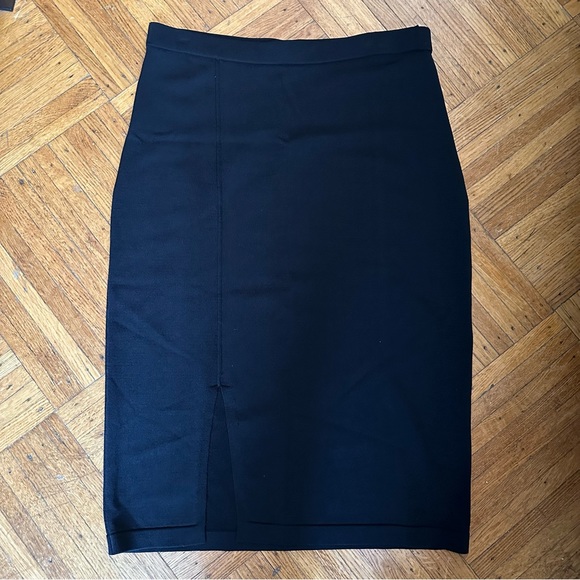Tahari ASL Pencil Skirt with Slit - Picture 8 of 8